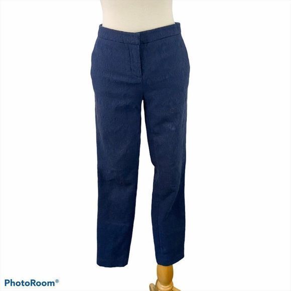 ST. TROPEZ WEST‎ Blue Cropped Pants - Picture 10 of 10